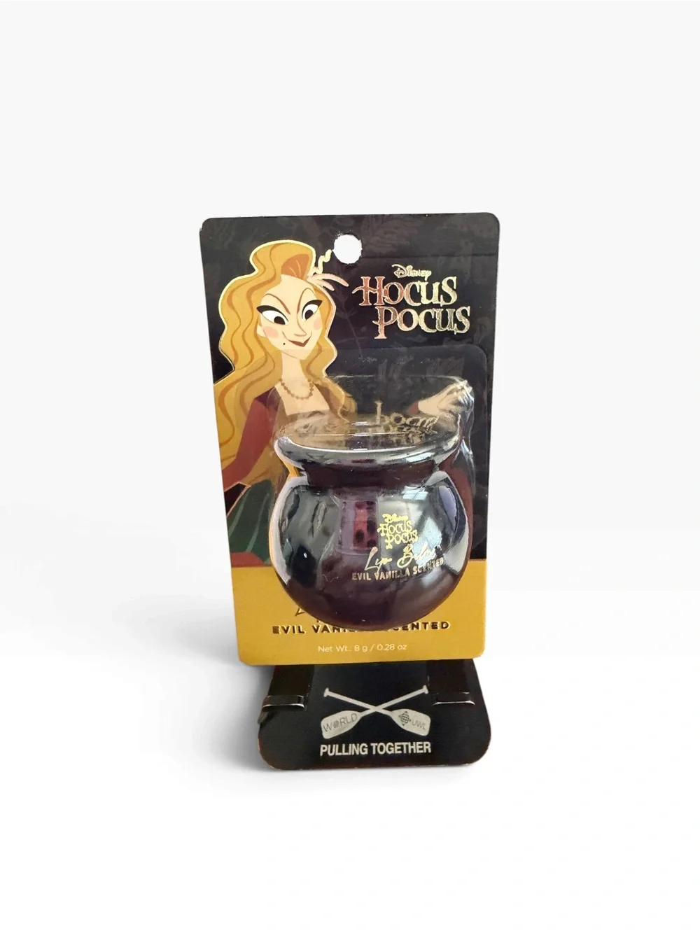 Disney Hocus Pocus Lip Balm Set of 4 Cauldron Scents Cherry Vanilla